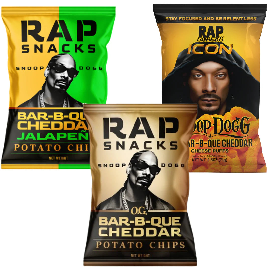 Rap Snacks Snoop Dogg Snack Bundle (3 Bags)