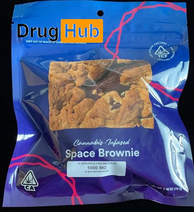 1x Medicated "The Cookie Factory" Space Brownie (1000mg)