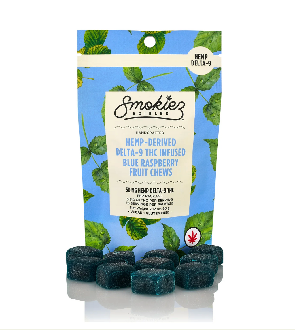 Hemp D-9 SMOKIEZ FRUIT CHEWS 10MG 5PK