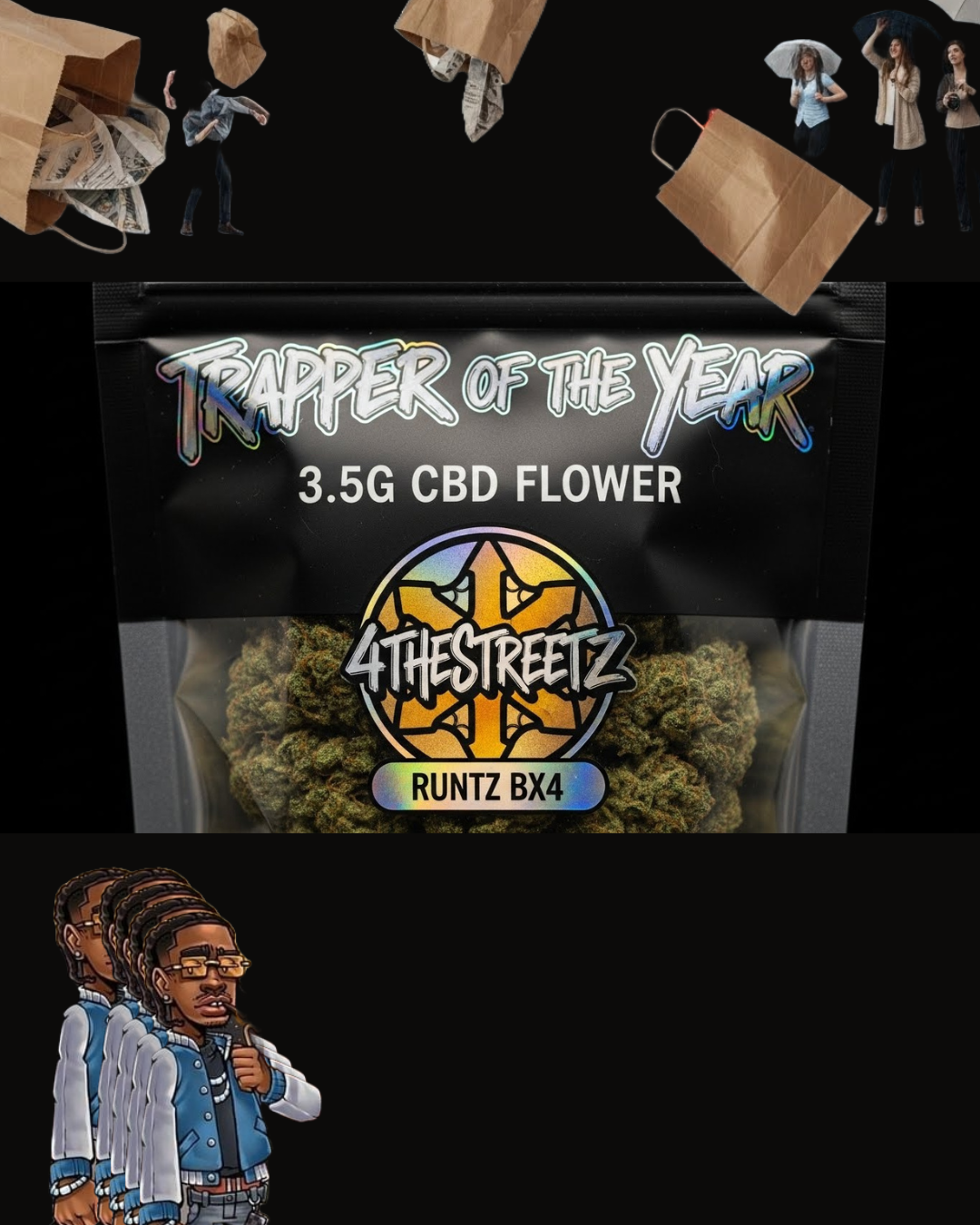 Trapper of the year - 4thestreetz - 3.5g Flower