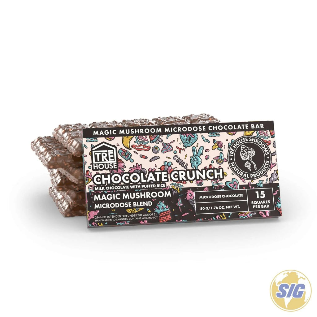 Tre House Magic Mushroom Microdose Blend Chocolate Bar