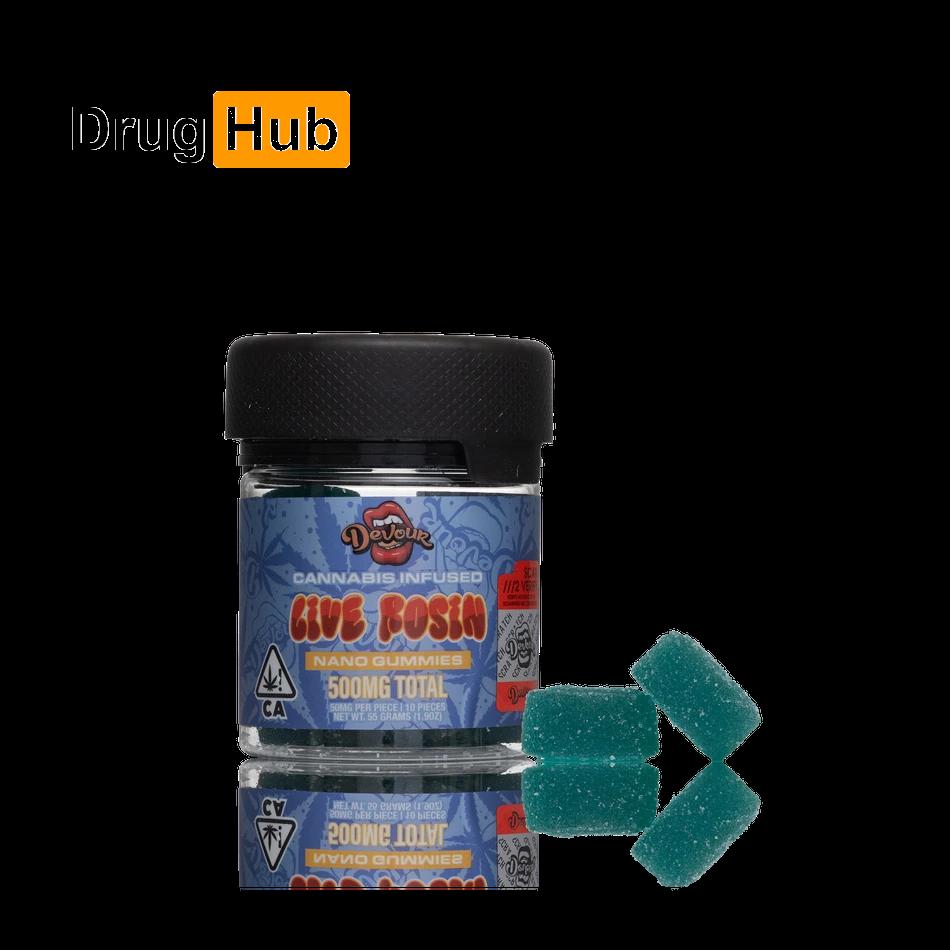 Devour - Live Rosin Nano Gummies - 50mg 10pk
