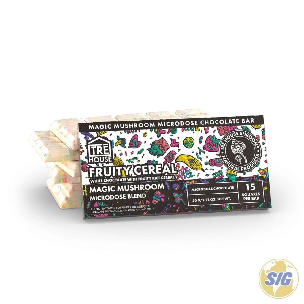 Tre House Magic Mushroom Microdose Blend Chocolate Bar