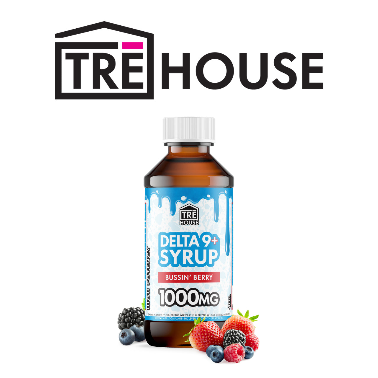 TRE House - D9+ Syrup 4oz 1000mg
